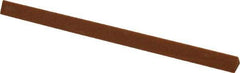 Made in USA - 4" Long x 1/4" Wide x 1/4" Thick, Aluminum Oxide Sharpening Stone - Triangle, Fine Grade - All Tool & Supply