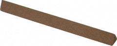 Made in USA - 4" Long x 3/8" Wide x 3/8" Thick, Aluminum Oxide Sharpening Stone - Triangle, Medium Grade - All Tool & Supply