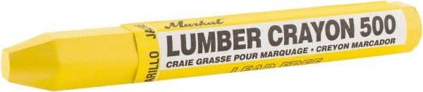 Markal - Yellow Lumber Crayon - Clay-Basedd - All Tool & Supply