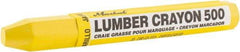 Markal - Yellow Lumber Crayon - Clay-Basedd - All Tool & Supply