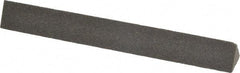 Made in USA - 4" Long x 1/2" Wide x 1/2" Thick, Aluminum Oxide Sharpening Stone - Triangle, Coarse Grade - All Tool & Supply