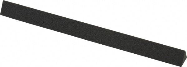 Made in USA - 6" Long x 1/2" Wide x 1/2" Thick, Aluminum Oxide Sharpening Stone - Triangle, Coarse Grade - All Tool & Supply