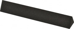 Made in USA - 6" Long x 1" Wide x 1" Thick, Aluminum Oxide Sharpening Stone - Triangle, Coarse Grade - All Tool & Supply