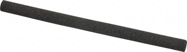 Made in USA - 4" Long x 1/4" Diam x 1/4" Thick, Aluminum Oxide Sharpening Stone - Round, Coarse Grade - All Tool & Supply