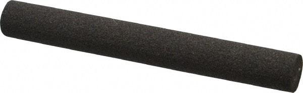 Made in USA - 4" Long x 1/2" Diam x 1/2" Thick, Aluminum Oxide Sharpening Stone - Round, Coarse Grade - All Tool & Supply