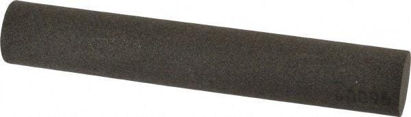 Made in USA - 6" Long x 1" Diam x 1" Thick, Aluminum Oxide Sharpening Stone - Round, Coarse Grade - All Tool & Supply