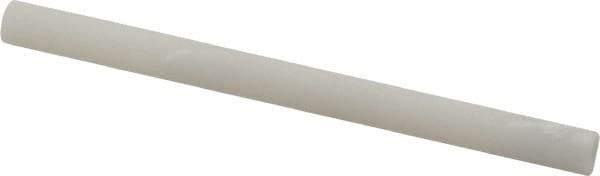 Made in USA - 3" Long x 1/4" Diam x 1/4" Thick, Novaculite Sharpening Stone - Round, Ultra Fine Grade - All Tool & Supply