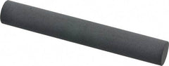 Made in USA - 3" Long x 1/2" Diam x 1/2" Thick, Novaculite Sharpening Stone - Round, Ultra Fine Grade - All Tool & Supply