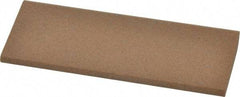 Made in USA - 4-1/2" Long x 1-3/4" Diam x 1/2" Thick, Aluminum Oxide Sharpening Stone - Round, Medium Grade - All Tool & Supply