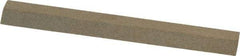 Made in USA - 4" Long x 9/16" Wide x 3/16" Thick, Aluminum Oxide Sharpening Stone - Diamond, Medium Grade - All Tool & Supply