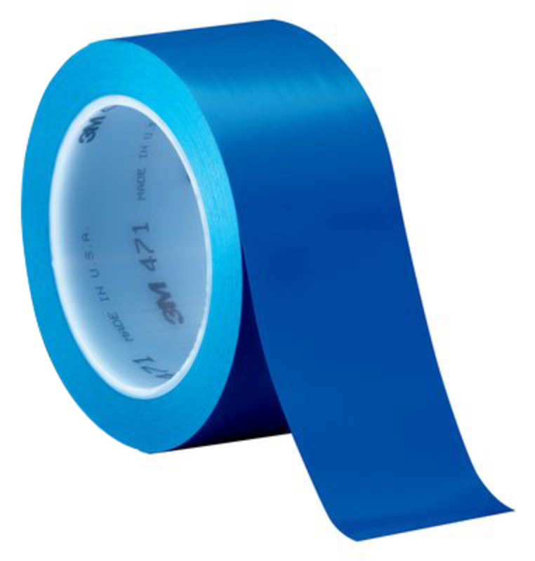 List 471 4" x 36 ydsVinyl Tape - Blue - All Tool & Supply