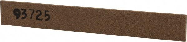 Made in USA - 1/2" Wide x 4" OAL, Aluminum Oxide Sharpening Stone - Flat, Medium Grade, 220 Grit - All Tool & Supply