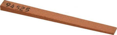 Made in USA - 5/16" Wide x 4" OAL, Aluminum Oxide Sharpening Stone - Flat Tapered, Fine Grade, 320 Grit - All Tool & Supply