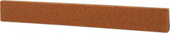 Made in USA - 7/16" Wide x 4" OAL, Aluminum Oxide Sharpening Stone - Oval Tapered, Fine Grade, 320 Grit - All Tool & Supply