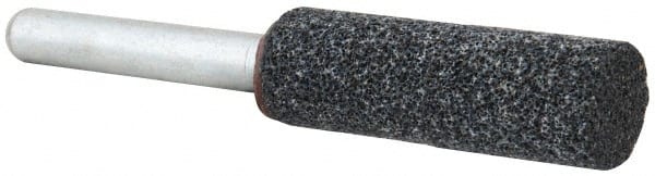 Grier Abrasives - 1/2 x 1-1/2" Head Diam x Thickness, W188, Cylinder, Aluminum Oxide Mounted Point - All Tool & Supply