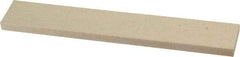 Norton - 120 Grit Aluminum Oxide Rectangular Roughing Stone - Fine Grade, 1" Wide x 6" Long x 1/4" Thick - All Tool & Supply