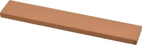 Norton - 180 Grit Aluminum Oxide Rectangular Roughing Stone - Very Fine Grade, 1" Wide x 6" Long x 1/4" Thick - All Tool & Supply