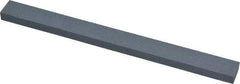 Norton - 320 Grit Silicon Carbide Rectangular Polishing Stone - Extra Fine Grade, 1/2" Wide x 6" Long x 1/4" Thick - All Tool & Supply