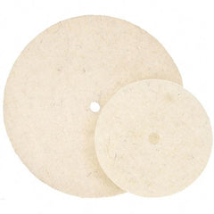 WALTER Surface Technologies - 7" Diam, Unmounted Buffing Wheel - Hook & Loop Felt Disc, High Density Density - All Tool & Supply