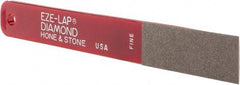 Eze Lap - Fine, 2" Length of Cut, Single End Diamond Hone - 600 Grit, 3/4" Wide x 3/16" High - All Tool & Supply