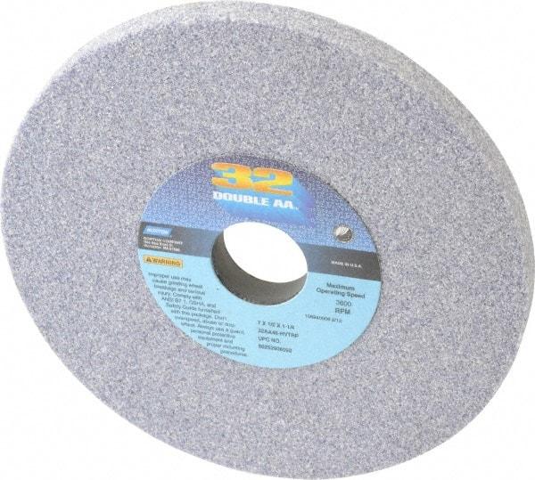 Norton - 7" Diam x 1-1/4" Hole x 1/2" Thick, H Hardness, 46 Grit Surface Grinding Wheel - Aluminum Oxide, Type 1, Coarse Grade, 3,600 Max RPM, Vitrified Bond, No Recess - All Tool & Supply