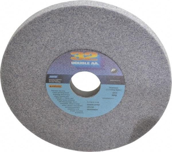 Norton - 7" Diam x 1-1/4" Hole x 1/2" Thick, J Hardness, 46 Grit Surface Grinding Wheel - Aluminum Oxide, Type 1, Coarse Grade, 3,600 Max RPM, Vitrified Bond, No Recess - All Tool & Supply