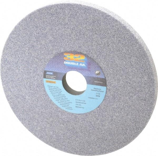 Norton - 8" Diam x 1-1/4" Hole x 1/2" Thick, H Hardness, 46 Grit Surface Grinding Wheel - Aluminum Oxide, Type 1, Coarse Grade, 3,105 Max RPM, Vitrified Bond, No Recess - All Tool & Supply