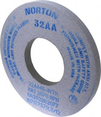 Norton - 12" Diam x 5" Hole x 1" Thick, I Hardness, 46 Grit Surface Grinding Wheel - Aluminum Oxide, Type 1, Coarse Grade, 2,070 Max RPM, Vitrified Bond, No Recess - All Tool & Supply