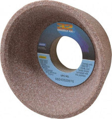 Norton - 4" Diam, 1-1/4" Hole Size, 1-1/2" Overall Thickness, 60 Grit, Type 11 Tool & Cutter Grinding Wheel - Medium Grade, Aluminum Oxide, K Hardness, Vitrified Bond, 5,730 RPM - All Tool & Supply