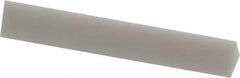 Norton - 3" Long x 1/2" Wide x 1/2" Thick, Novaculite Sharpening Stone - Triangle, Ultra Fine Grade - All Tool & Supply