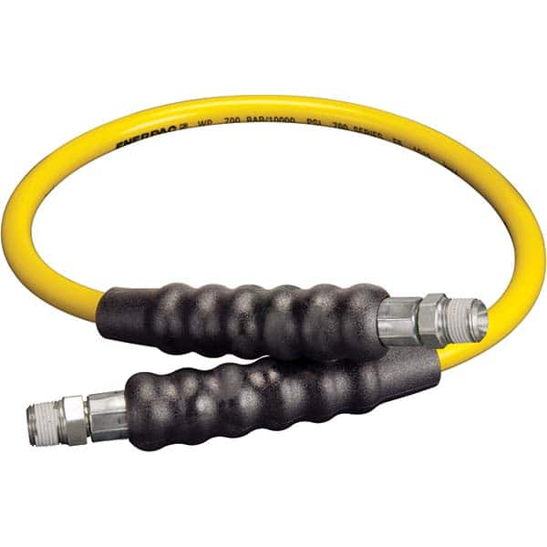 Enerpac - Hydraulic Pump Hose Inside Diameter (Inch): 0.25 Hose Length (Feet): 3.00 - All Tool & Supply