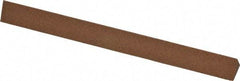 Norton - 4" Long x 3/8" Wide x 3/8" Thick, Aluminum Oxide Sharpening Stone - Triangle, Medium Grade - All Tool & Supply