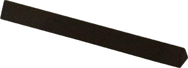 Norton - 4" Long x 3/8" Wide x 3/8" Thick, Aluminum Oxide Sharpening Stone - Triangle, Coarse Grade - All Tool & Supply