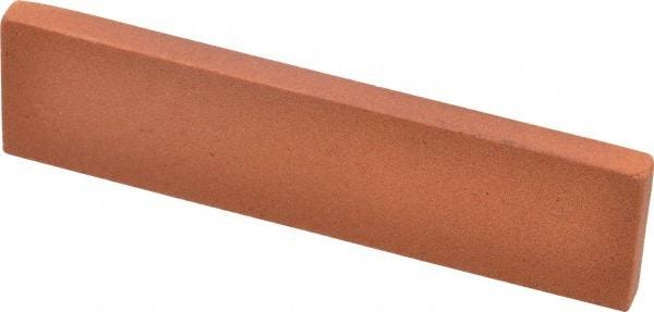 Norton - 4" Long x 1" Wide x 1/4" Thick, Aluminum Oxide Sharpening Stone - Rectangle, Fine Grade - All Tool & Supply