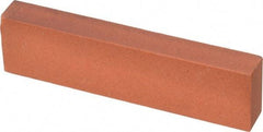 Norton - 4" Long x 1" Wide x 1/2" Thick, Aluminum Oxide Sharpening Stone - Rectangle, Fine Grade - All Tool & Supply