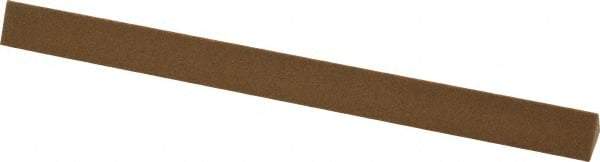 Norton - 6" Long x 1/2" Wide x 1/2" Thick, Aluminum Oxide Sharpening Stone - Triangle, Medium Grade - All Tool & Supply