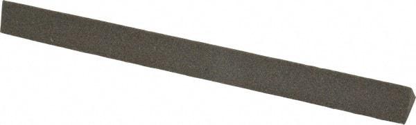 Norton - 6" Long x 1/2" Wide x 1/2" Thick, Aluminum Oxide Sharpening Stone - Triangle, Coarse Grade - All Tool & Supply