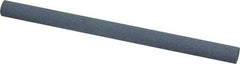 Norton - 4" Long x 1/4" Diam x 1/4" Thick, Silicon Carbide Sharpening Stone - Round, Fine Grade - All Tool & Supply