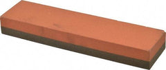 Norton - 8" Long x 2" Wide x 1" Thick, Aluminum Oxide Sharpening Stone - Rectangle, Coarse, Fine Grade - All Tool & Supply