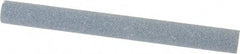 Norton - 4" Long x 3/8" Diam x 3/8" Thick, Silicon Carbide Sharpening Stone - Round, Medium Grade - All Tool & Supply