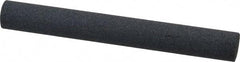 Norton - 4" Long x 1/2" Diam x 1/2" Thick, Silicon Carbide Sharpening Stone - Round, Medium Grade - All Tool & Supply