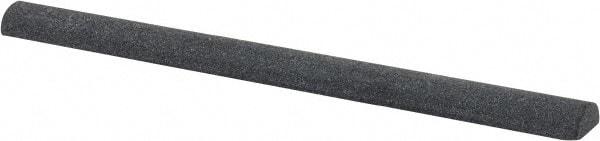 Value Collection - Half Round, Silicon Carbide, Toolroom Finishing Stick - 4" Long x 3/8" Wide, Fine Grade - All Tool & Supply