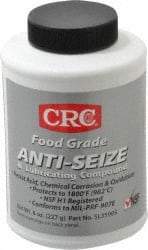 CRC - 8 oz Bottle High Temperature Anti-Seize Lubricant - Aluminum, -65 to 1,800°F, Opaque Off-White, Food Grade, Water Resistant - All Tool & Supply