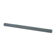 Value Collection - Round, Silicon Carbide, Toolroom Finishing Stick - 4" Long x 1/4" Wide, Medium Grade - All Tool & Supply