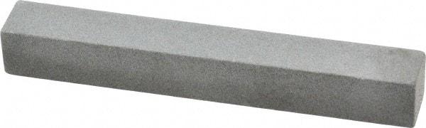 Value Collection - Square, Aluminum Oxide, Toolroom Finishing Stick - 4" Long x 1/2" Wide x 1/2" Thick, Medium Grade - All Tool & Supply