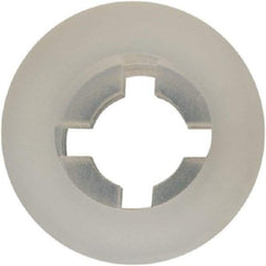 Made in USA - #4 Screw, 0.102" ID, Nylon Internal Tooth Lock Washer - 17/64" OD, Grade 6/6 - All Tool & Supply