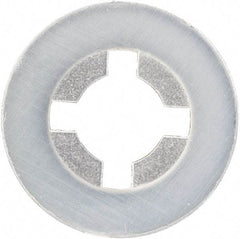 Made in USA - #8 Screw, 0.152" ID, Nylon Internal Tooth Lock Washer - 25/64" OD, Grade 6/6 - All Tool & Supply