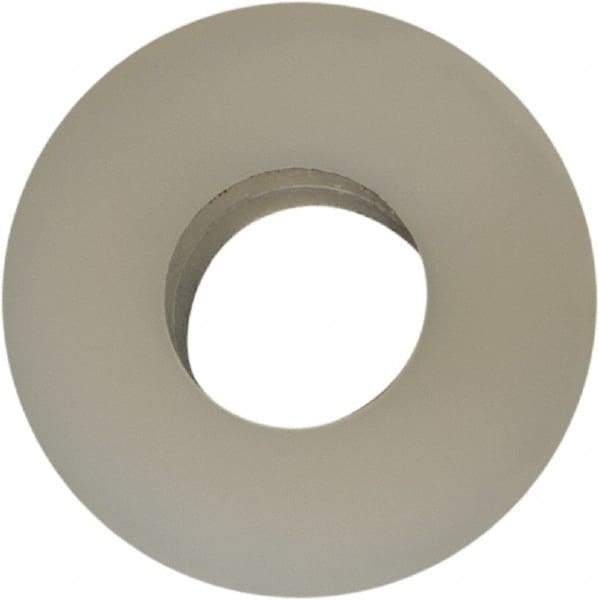 Made in USA - #6 Screw, Grade 6/6 Nylon Standard Flat Washer - 3.56mm ID x 5/16" OD, 1.57mm Thick - All Tool & Supply