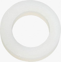 Made in USA - 5/16" Screw, Grade 6/6 Nylon Standard Flat Washer - 8.05mm ID x 1/2" OD, 2.36mm Thick - All Tool & Supply