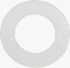 Made in USA - 7/16" Screw, Grade 6/6 Nylon Standard Flat Washer - 11.25mm ID x 3/4" OD, 0.81mm Thick - All Tool & Supply